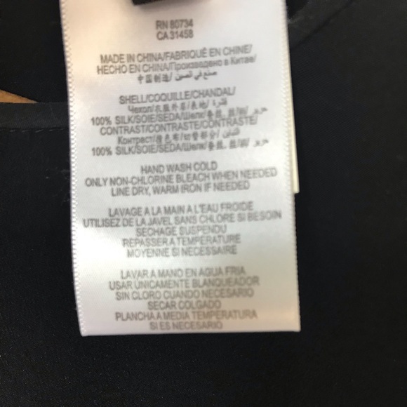 BCBG MAXAZRIA SILK BLOUSE - Picture 8 of 8